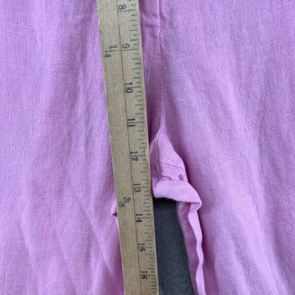 Nanushka Beata Pant Linen Pink Revolve Size Large - Picture 8 of 14